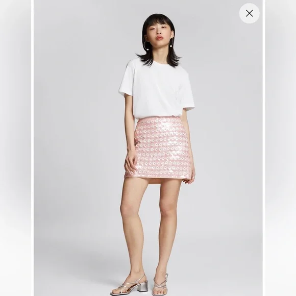 & other stories High Waist Sequin Skirt - Picture 3 of 6